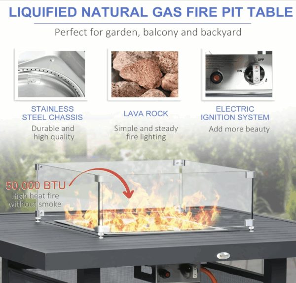 Garden Furniture Set with Fire Pit Table or £1,000 CASH! - Image 4