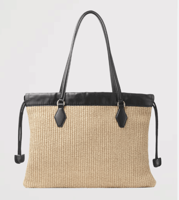 Jimmy Choo Large Raffia Drawstring Tote Bag OR £500 CASH! - Image 3