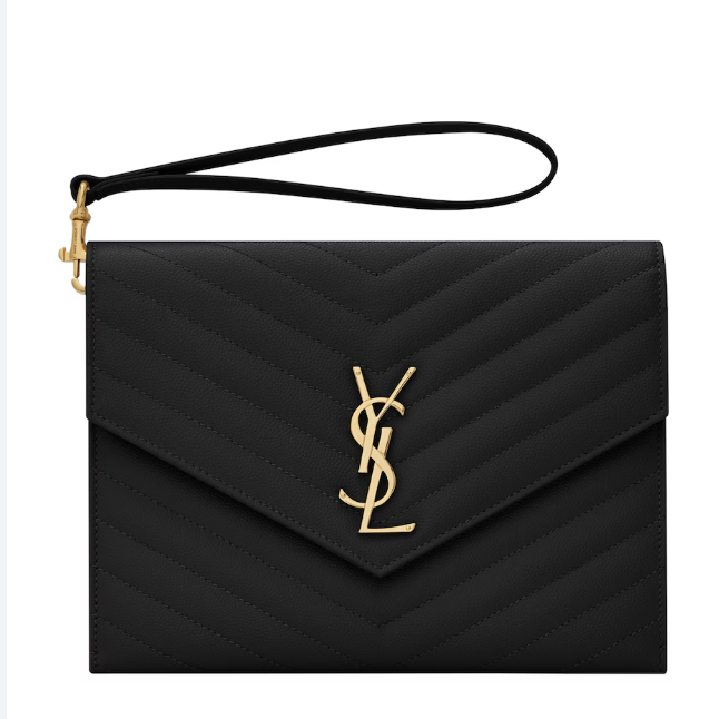 £500 or Saint Laurent Monogram Envelope Pouch