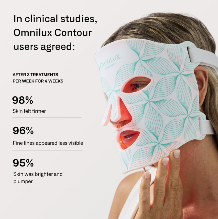 £250 or Omnilux Contour Face Red Light Therapy Mask - Image 3