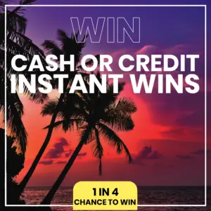 The Holiday Kitty: Cash or Credit instant wins! 1 in 4 chance to win!