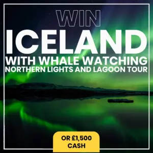£1500 CASH or Iceland 5* Experience with Excursions! Limited Entries!