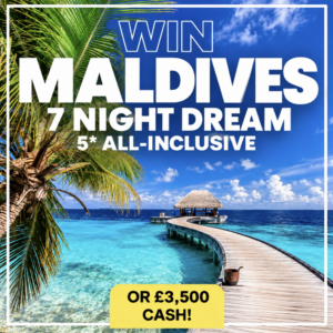 AMAZING 7 Night Maldives Dream, 5* All-Inclusive OR £3500 CASH!