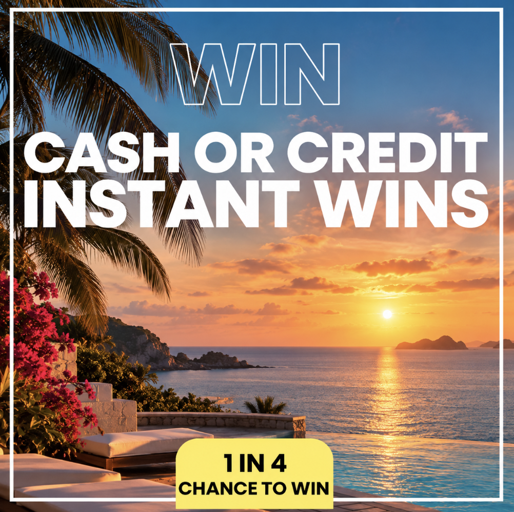 The Holiday Kitty: Cash or Credit instant wins! 1 in 4 chance to win!